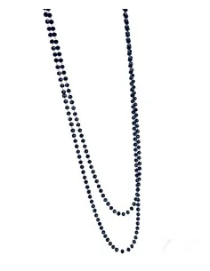 Χειροποίητο ροζάριο από ατσάλι και μαύρο κρύσταλλα Magica