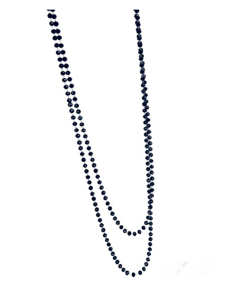 Χειροποίητο ροζάριο από ατσάλι και μαύρο κρύσταλλα Magica Χειροποίητο ροζάριο από ατσάλι και μαύρο κρύσταλλα Magica