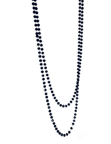 Χειροποίητο ροζάριο από ατσάλι και μαύρο κρύσταλλα Magica Χειροποίητο ροζάριο από ατσάλι και μαύρο κρύσταλλα Magica