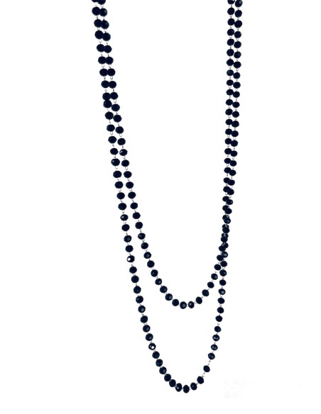 Χειροποίητο ροζάριο από ατσάλι και μαύρο κρύσταλλα Magica Χειροποίητο ροζάριο από ατσάλι και μαύρο κρύσταλλα Magica