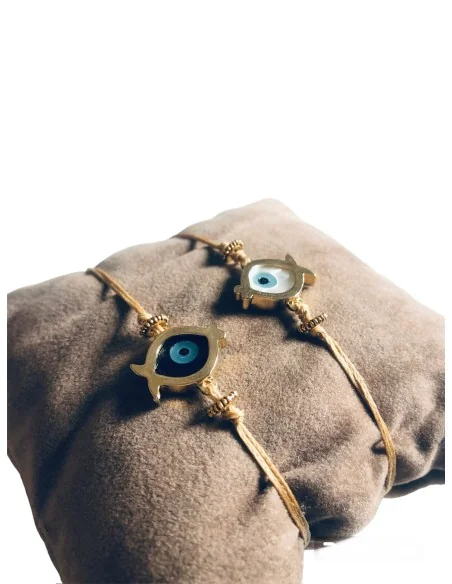 Χειροποίητο βραχιόλι επίχρυσο ψαράκι μάτι My Little fish Χειροποίητο βραχιόλι επίχρυσο ψαράκι μάτι My Little fish