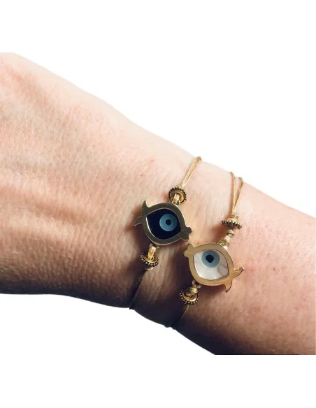 Χειροποίητο βραχιόλι επίχρυσο ψαράκι μάτι My Little fish Χειροποίητο βραχιόλι επίχρυσο ψαράκι μάτι My Little fish