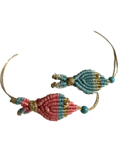 Χειροποίητο μακραμέ βραχιόλι ψαράκι Fishy Fishy