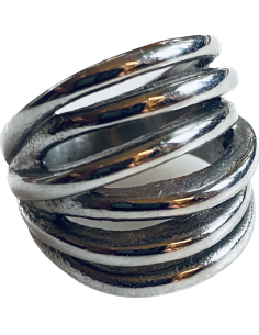 Πολύσειρο statement δαχτυλίδι από ανοξείδωτο ατσάλι Nevada