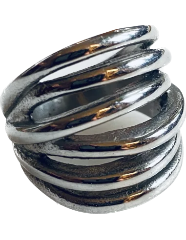 Πολύσειρο statement δαχτυλίδι από ανοξείδωτο ατσάλι Nevada