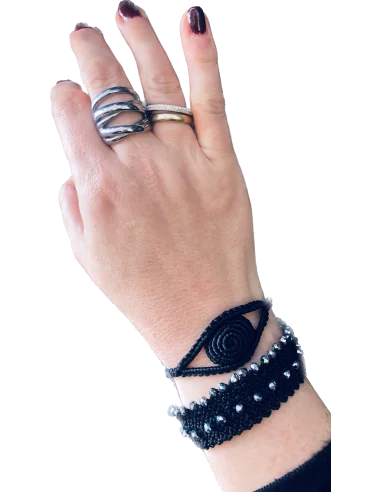 Πολύσειρο statement δαχτυλίδι από ανοξείδωτο ατσάλι Nevada