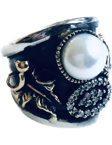 Χειροποίητο ασημένιο δαχτυλίδι από ασήμι 925 παλαιωμένο Doukissa