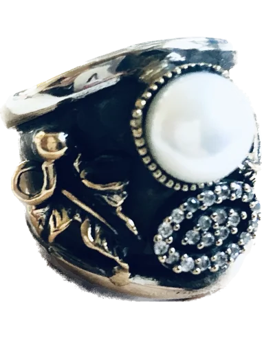 Χειροποίητο ασημένιο δαχτυλίδι από ασήμι 925 παλαιωμένο Doukissa