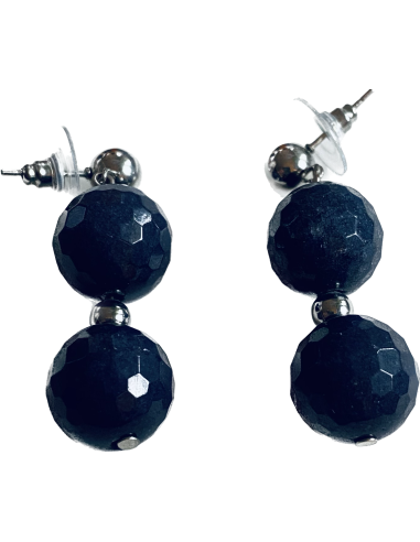 Χειροποίητα γυναικεία σκουλαρίκια με ημιπολύτιμες πέτρες Αχάτη Amalfi