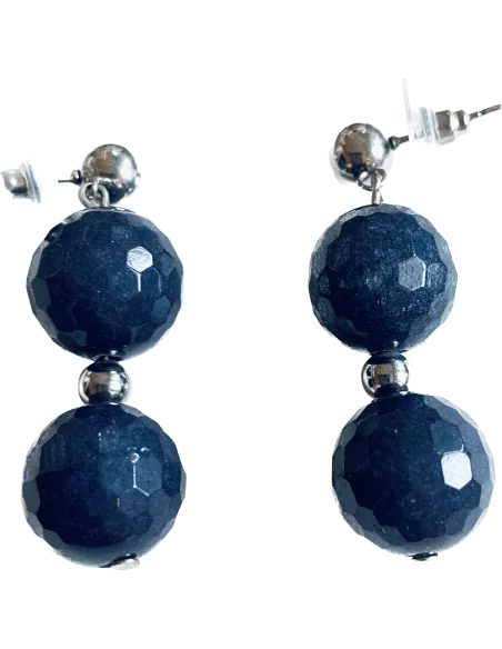 Χειροποίητα γυναικεία σκουλαρίκια με ημιπολύτιμες πέτρες Αχάτη Amalfi