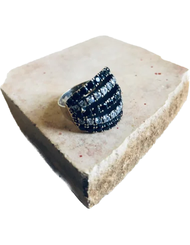 Δαχτυλίδι από ασήμι 925 και κρύσταλλα Τσεχίας Goddess