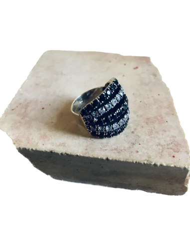 Δαχτυλίδι από ασήμι 925 και κρύσταλλα Τσεχίας Goddess