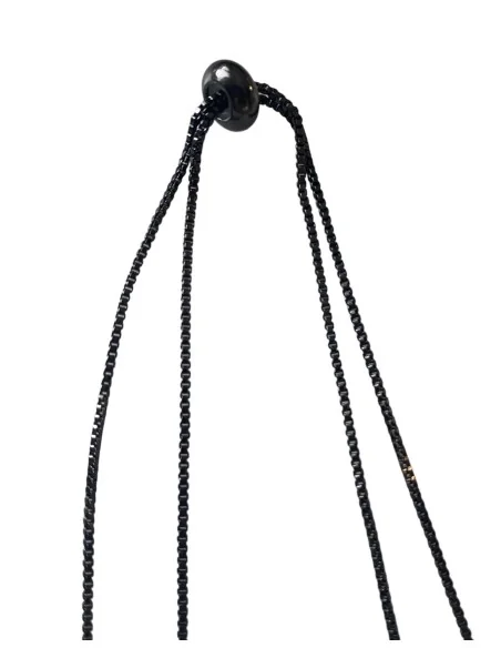 Χειροποίητο γυναικείο κόσμημα κολιέ με ημιπολύτιμες πέτρες και ατσάλι