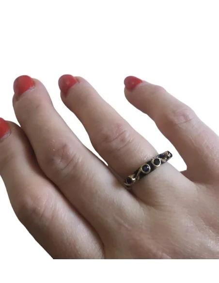 Χειροποίητο γυναικείο ασημένιο δαχτυλίδι από Ασήμι 925