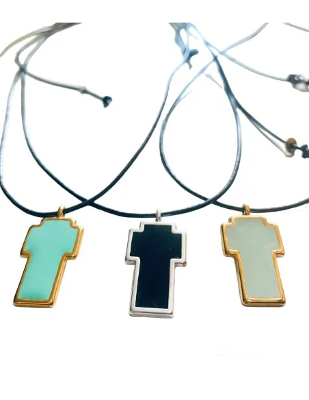 Χειροποίητο κολιέ Σταυρός Handmade pendant The Cross