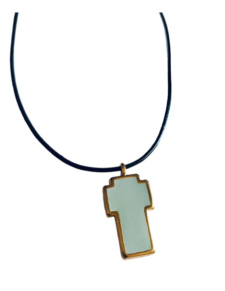 Χειροποίητο κολιέ Σταυρός Handmade pendant The Cross