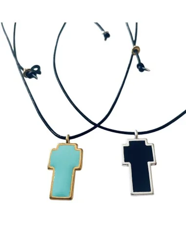 Χειροποίητο κολιέ Σταυρός Handmade pendant The...