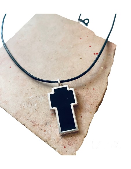 Χειροποίητο κολιέ Σταυρός Handmade pendant The Cross