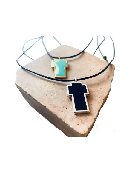 Χειροποίητο κολιέ Σταυρός Handmade pendant The Cross