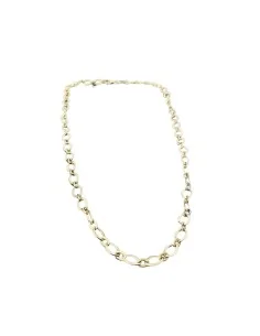 Χειροποίητη αλυσίδα επίχρυση από ατσάλι Jackie