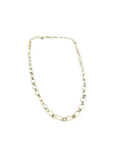 Χειροποίητη αλυσίδα επίχρυση από ατσάλι Jackie