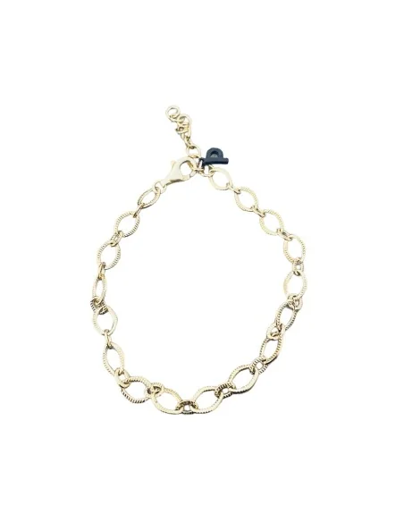 Χειροποίητο βραχιόλι με επίχρυση ατσάλινη αλυσίδα Jackie