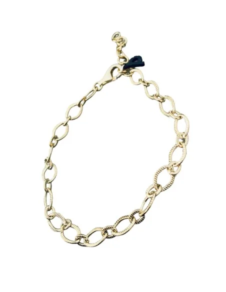 Χειροποίητο βραχιόλι με επίχρυση ατσάλινη αλυσίδα Jackie
