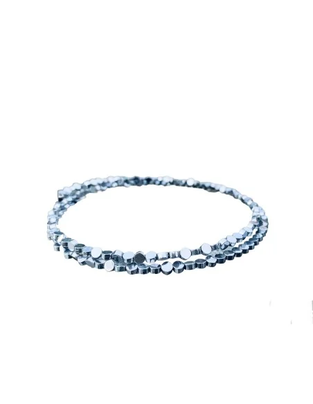 Χειροποίητο κολιέ choker από ημιπολύτιμες πέτρες Αιματίτη