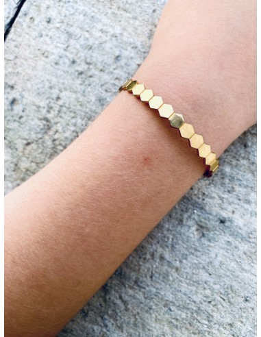 Χειροποίητο βραχιόλι ανοικτή χειροπέδα από ατσάλι σε χρυσό ή ασημί Sienna