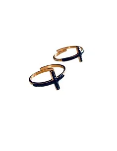 Διακριτικό κόσμημα δαχτυλίδι σεβαλιέ Σταυρός από ατσάλι...