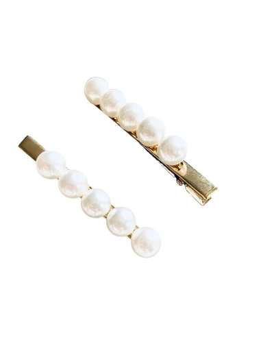 Σετ τσιμπιδάκια με πέρλες