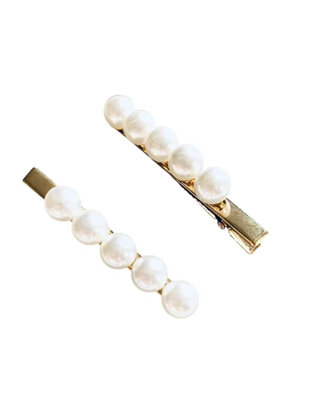 Σετ τσιμπιδάκια με πέρλες