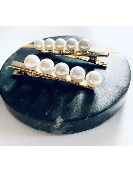 Σετ τσιμπιδάκια με πέρλες