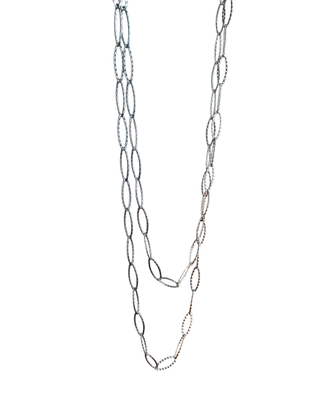 Χειροποίητο κόσμημα κολιέ σφυρήλατη αλυσίδα από ατσάλι Arian