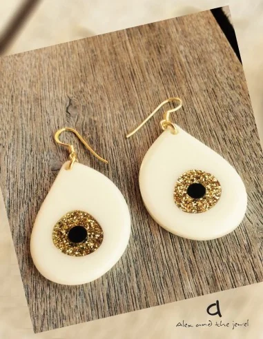 Σκουλαρίκια σταγόνα ματι