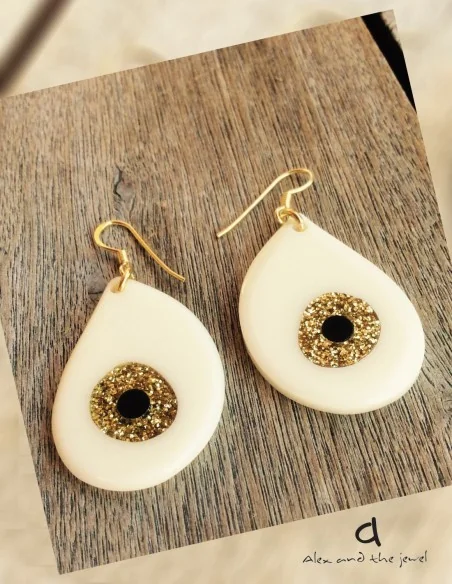 Σκουλαρίκια σταγόνα ματι