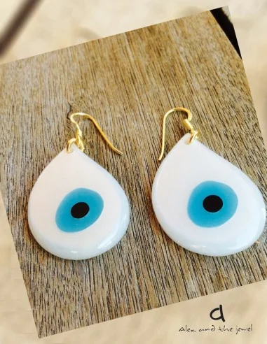 Σκουλαρίκια σταγόνα ματι