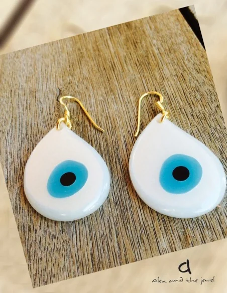 Σκουλαρίκια σταγόνα ματι