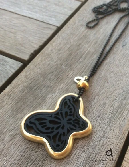 Γυναικείο κόσμημα κολιέ κρεμαστό πεταλούδα My Butterfly