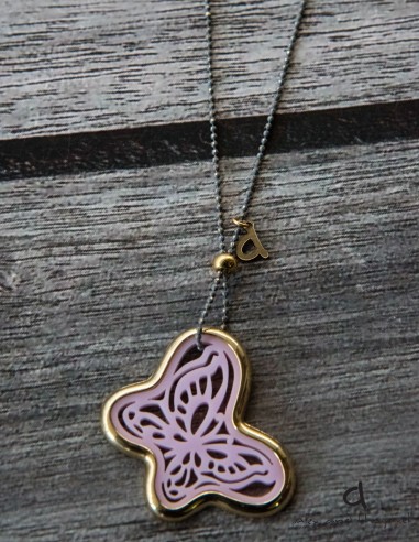 Γυναικείο κόσμημα κολιέ κρεμαστό πεταλούδα My Butterfly