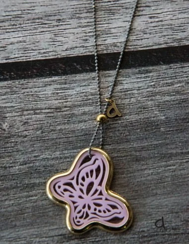 Γυναικείο κόσμημα κολιέ κρεμαστό πεταλούδα My Butterfly