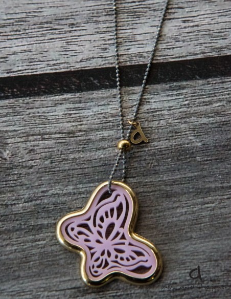 Γυναικείο κόσμημα κολιέ κρεμαστό πεταλούδα My Butterfly