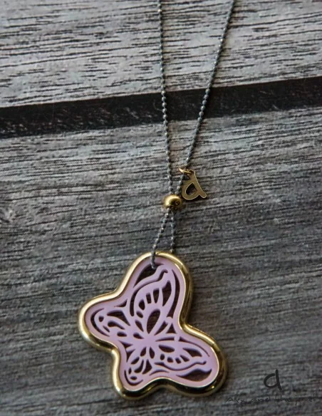 Γυναικείο κόσμημα κολιέ κρεμαστό πεταλούδα My Butterfly