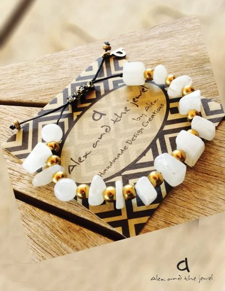 Βραχιόλι με ημιπολύτιμες πέτρες