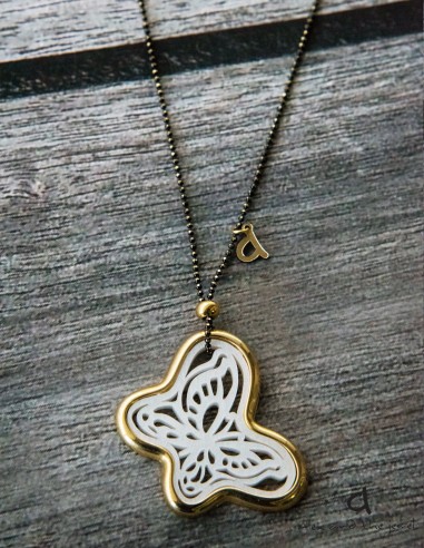 Γυναικείο κόσμημα κολιέ κρεμαστό πεταλούδα My Butterfly