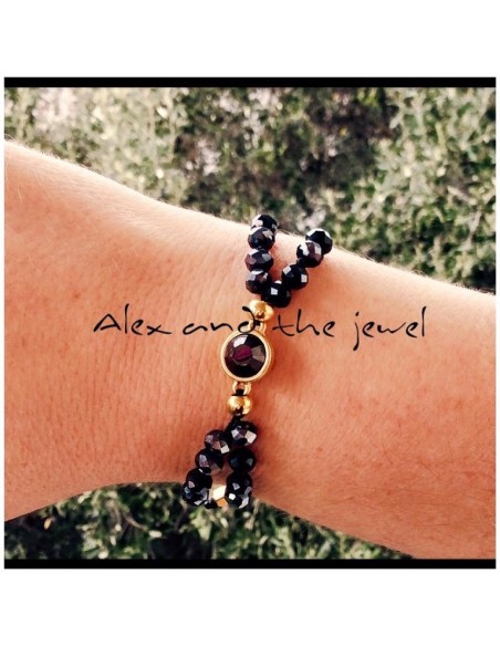 Χειροποίητο γυναικείο βραχιόλι με κρύσταλλο Swarovski Cruella