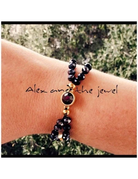 Χειροποίητο γυναικείο βραχιόλι με κρύσταλλο Swarovski Cruella Χειροποίητο γυναικείο βραχιόλι με κρύσταλλο Swarovski Cruella