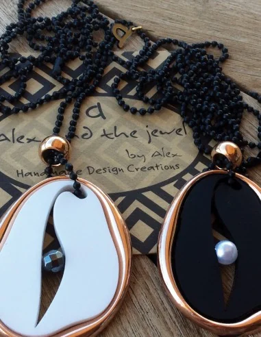 Χειροποίητο κολιέ κόσμημα επίχρυσο Tiger Eye