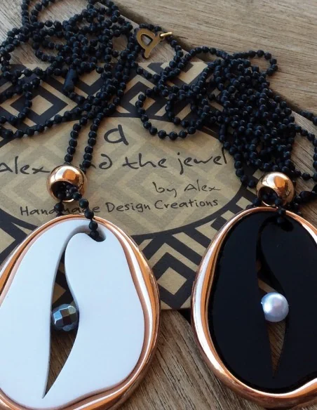 Χειροποίητο κολιέ κόσμημα επίχρυσο Tiger Eye